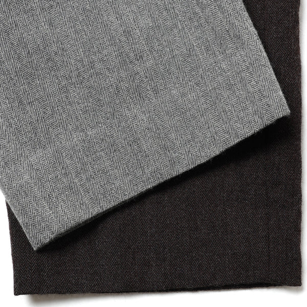 KAPTAIN SUNSHINE 26AW Wool Herringbone Easy Trousers