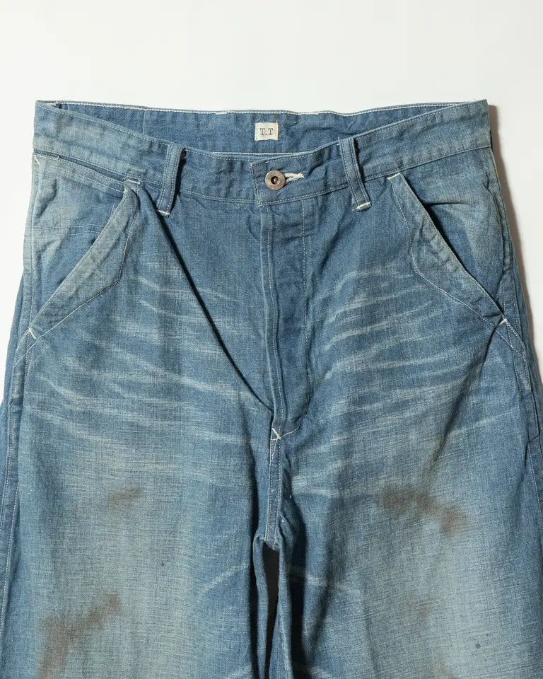 T.T. 26SS LOT.717 PAINTER PANTS WITH BUCKLE