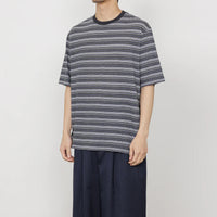 marka 25SS BORDER TEE ORGANIC x MELANGE