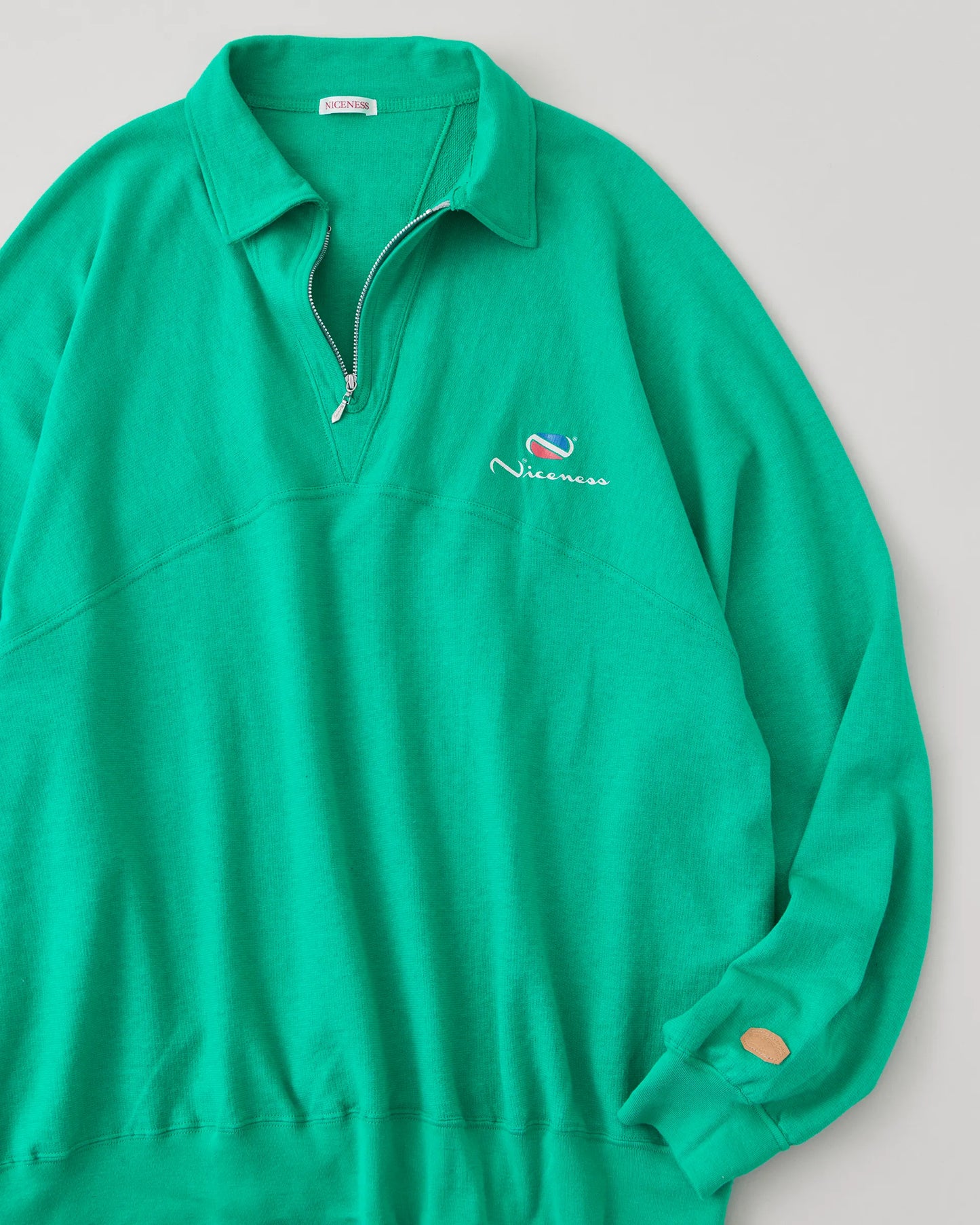 NICENESS 25AW R.PARADA / Lightweight Sweat Half-Zip Pullover