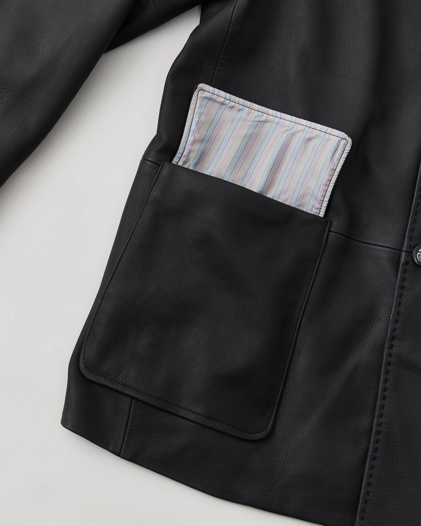 NICENESS 25AW KEENAN / Oiled Deer Leather Hunting Teba Jacket