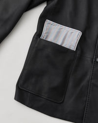 NICENESS 25AW KEENAN / Oiled Deer Leather Hunting Teba Jacket