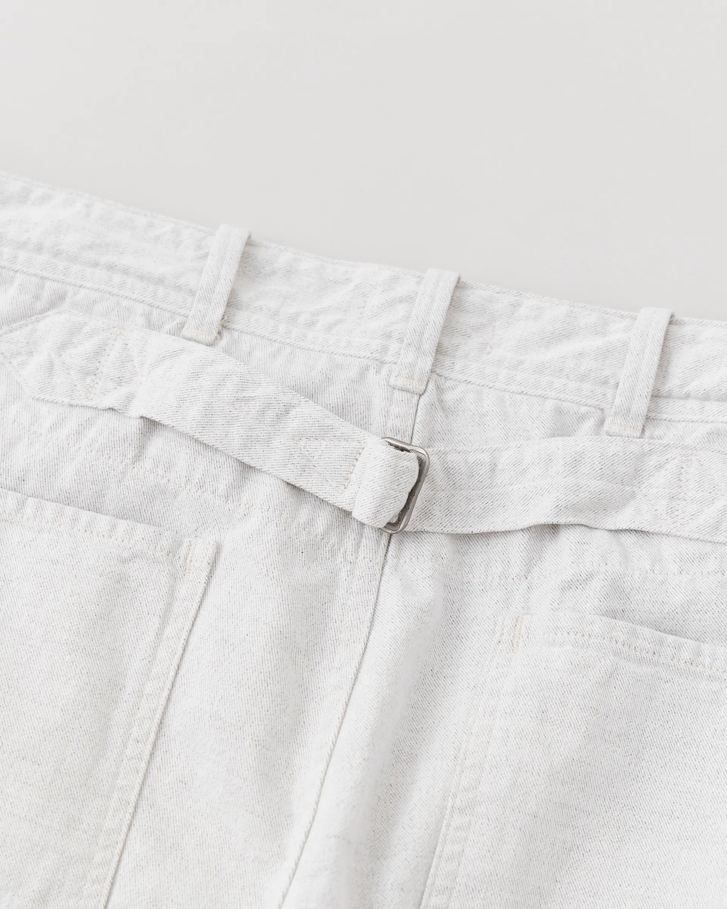 NICENESS 25AW M.MARR / Distressed Snow Denim Trousers