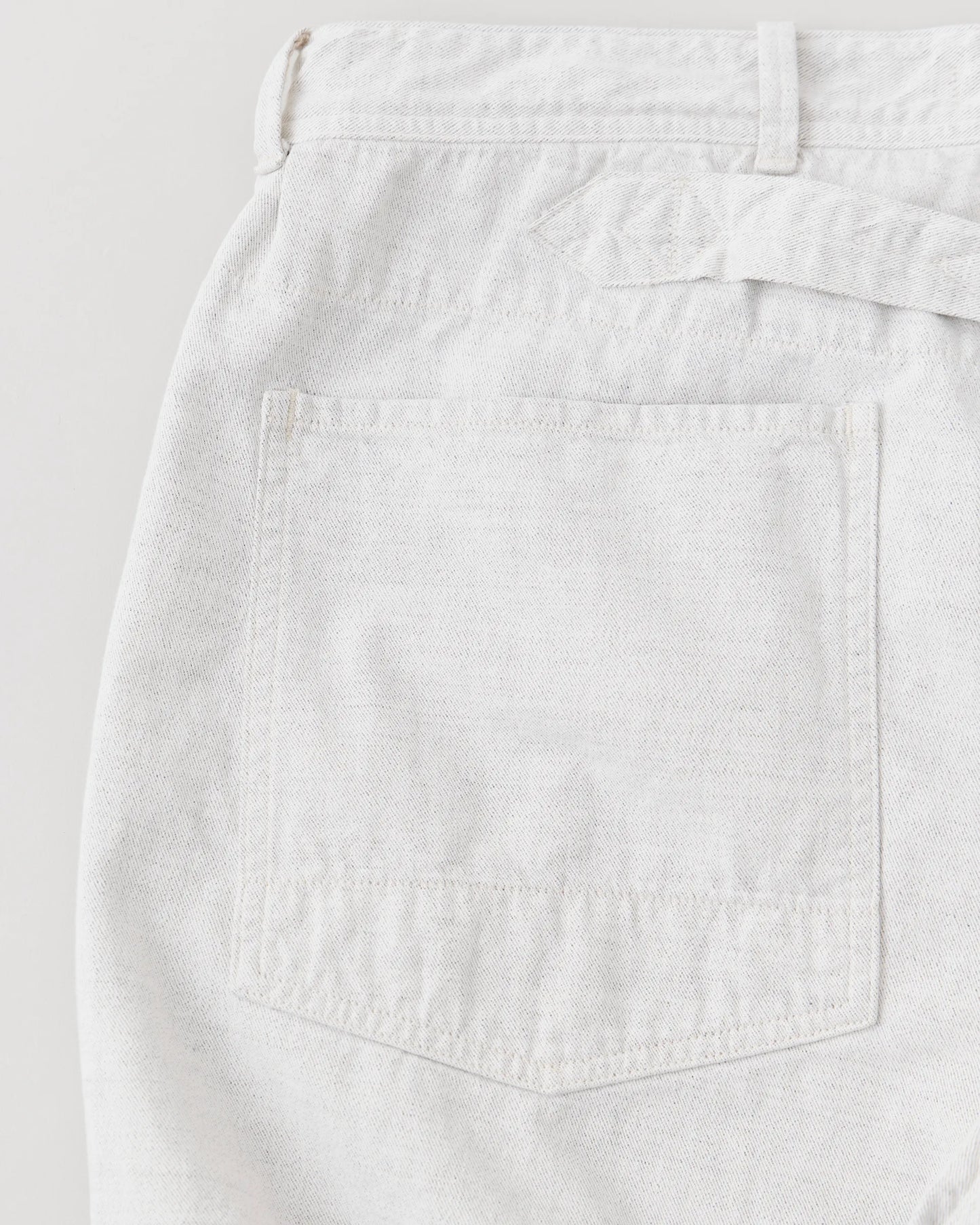 NICENESS 25AW M.MARR / Distressed Snow Denim Trousers