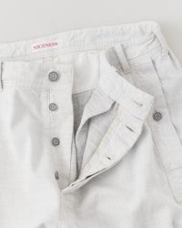 NICENESS 25AW M.MARR / Distressed Snow Denim Trousers