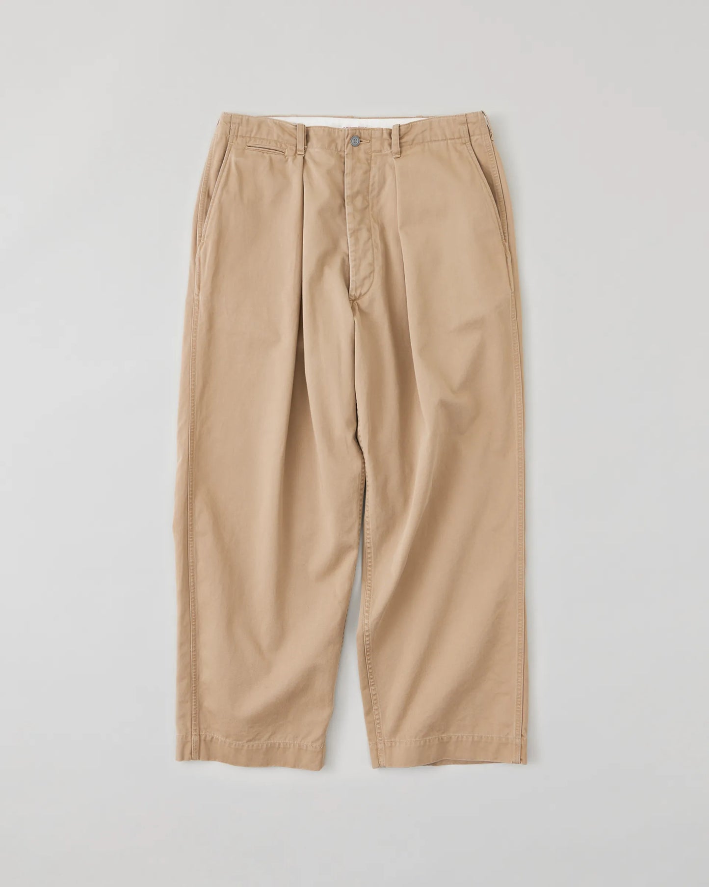 NICENESS 25AW ALBARN / Distressed Resized Chino Trousers