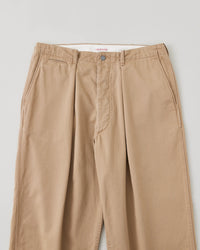 NICENESS 25AW ALBARN / Distressed Resized Chino Trousers