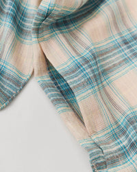 NICENESS 25AW THOM / Multicolor Ombre Open-Collar Shirt