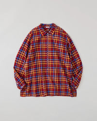 NICENESS 25AW LUCA / Deadstock Check Long Zip Pullover Shirt