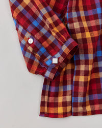 NICENESS 25AW LUCA / Deadstock Check Long Zip Pullover Shirt