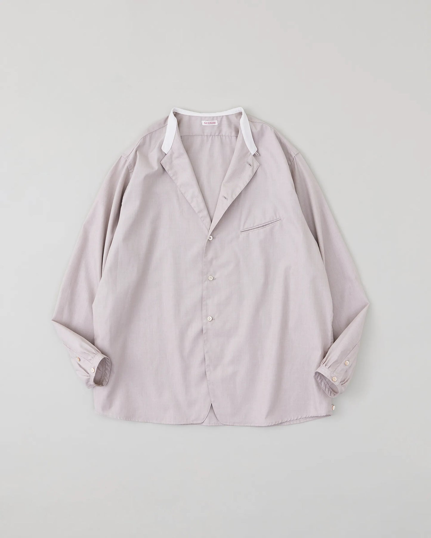 NICENESS 25AW C.CHAD / End-on-End Chambray Shirt Jacket