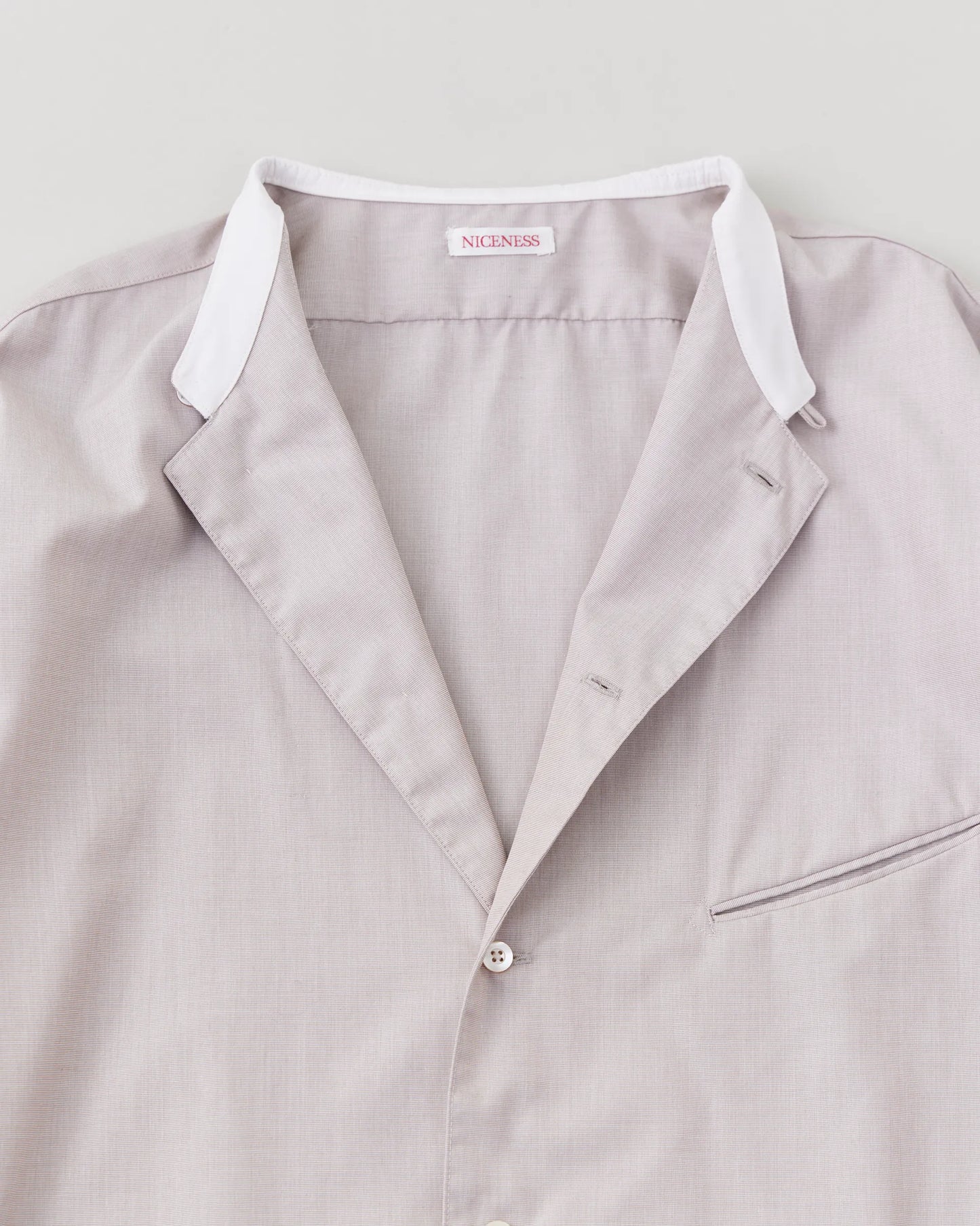 NICENESS 25AW C.CHAD / End-on-End Chambray Shirt Jacket