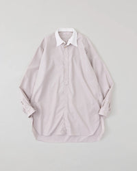 NICENESS 25AW C.IOMMI / End-on-End Chambray Detachable Collar Long Shirt