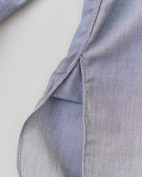 NICENESS 25AW C.IOMMI / End-on-End Chambray Detachable Collar Long Shirt