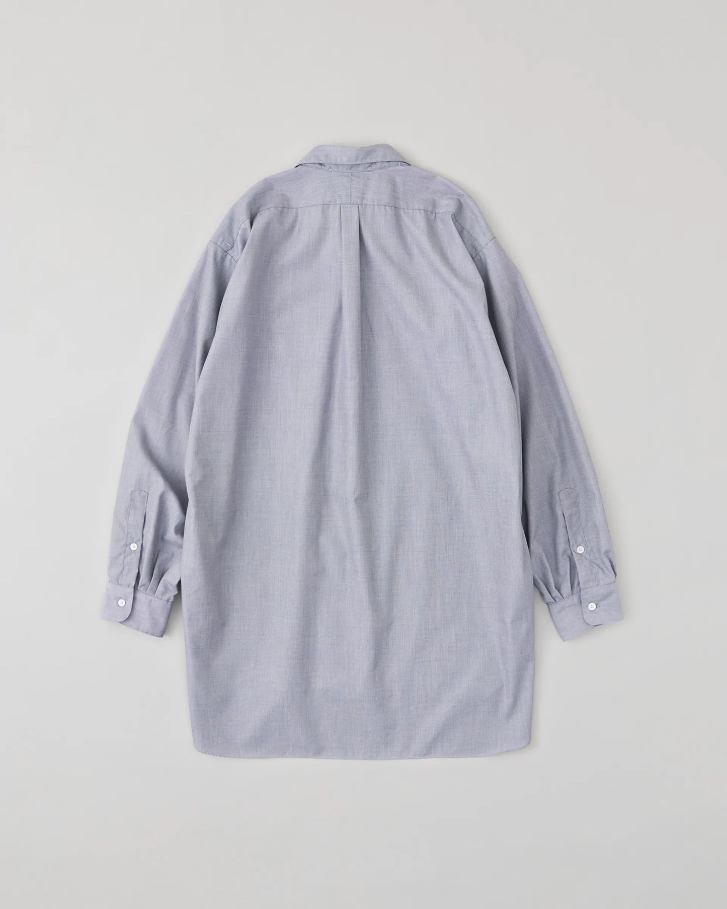 NICENESS 25AW C.IOMMI / End-on-End Chambray Detachable Collar Long Shirt