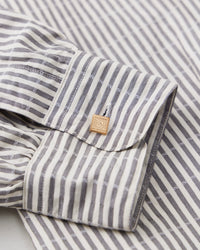 NICENESS 25AW CLEMENT / Dobby Stripe Regular Collar Dress Shirt