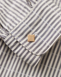 NICENESS 25AW MARC / Dobby Stripe Band Collar Dress Shirt