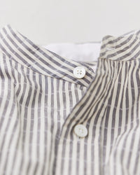NICENESS 25AW MARC / Dobby Stripe Band Collar Dress Shirt