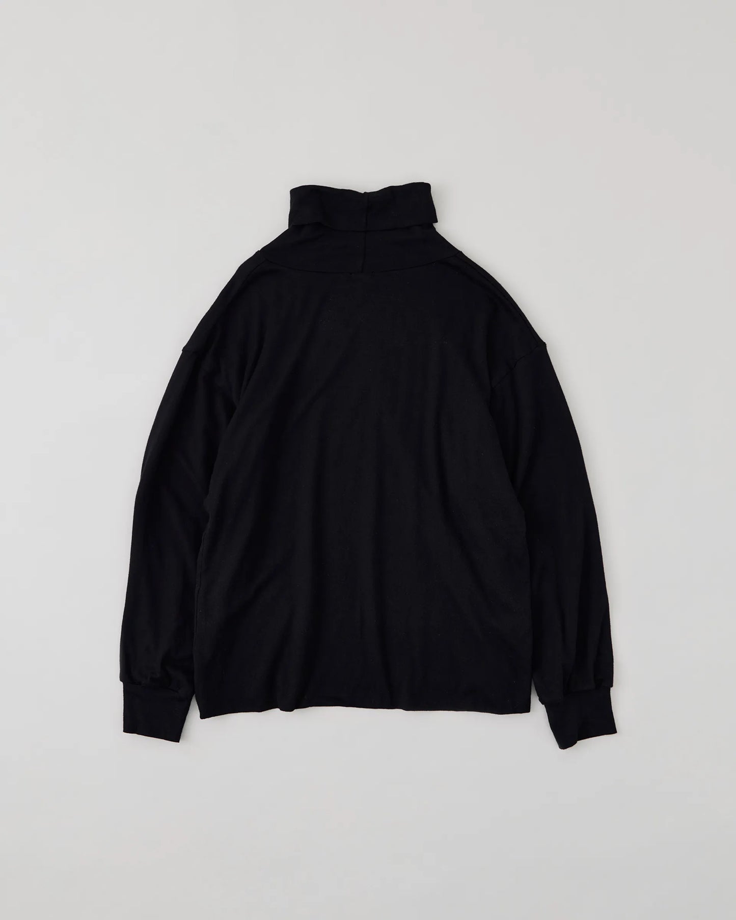 NICENESS 25AW BUCKLEY / Cotton Cashmere Loose Mock Neck L/S Tee