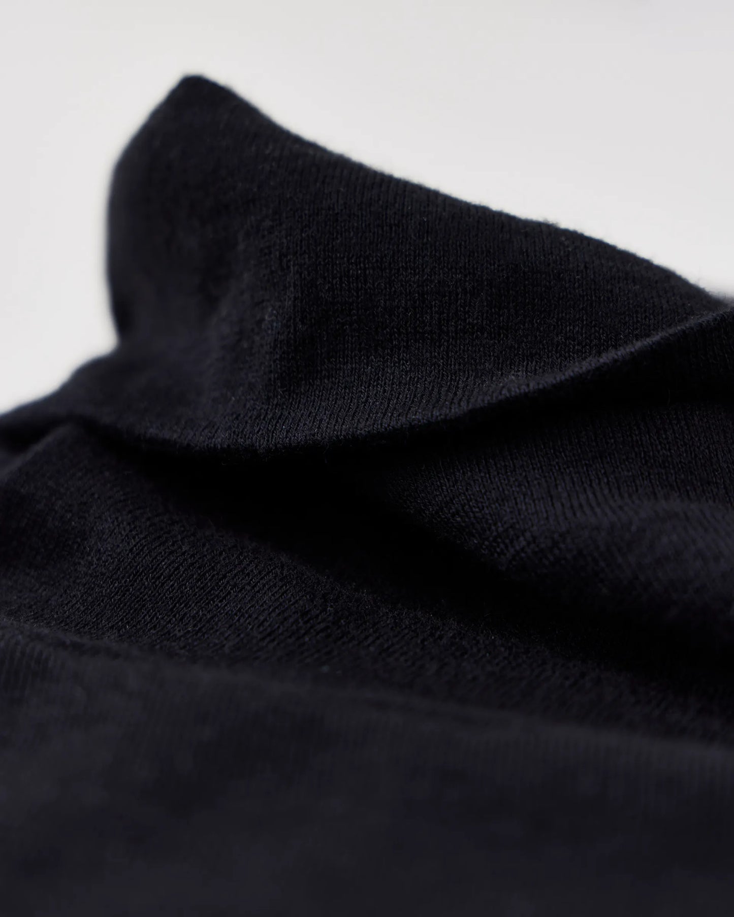 NICENESS 25AW BUCKLEY / Cotton Cashmere Loose Mock Neck L/S Tee