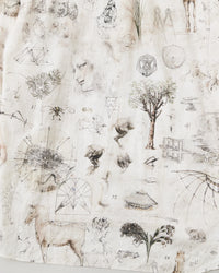 NICENESS 25AW V.IOMMI Printed Detachable Collar Long Shirt