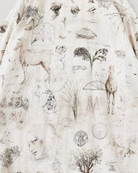 NICENESS 25AW V.CHAD / Printed Narrow Collar Shirt Jacket