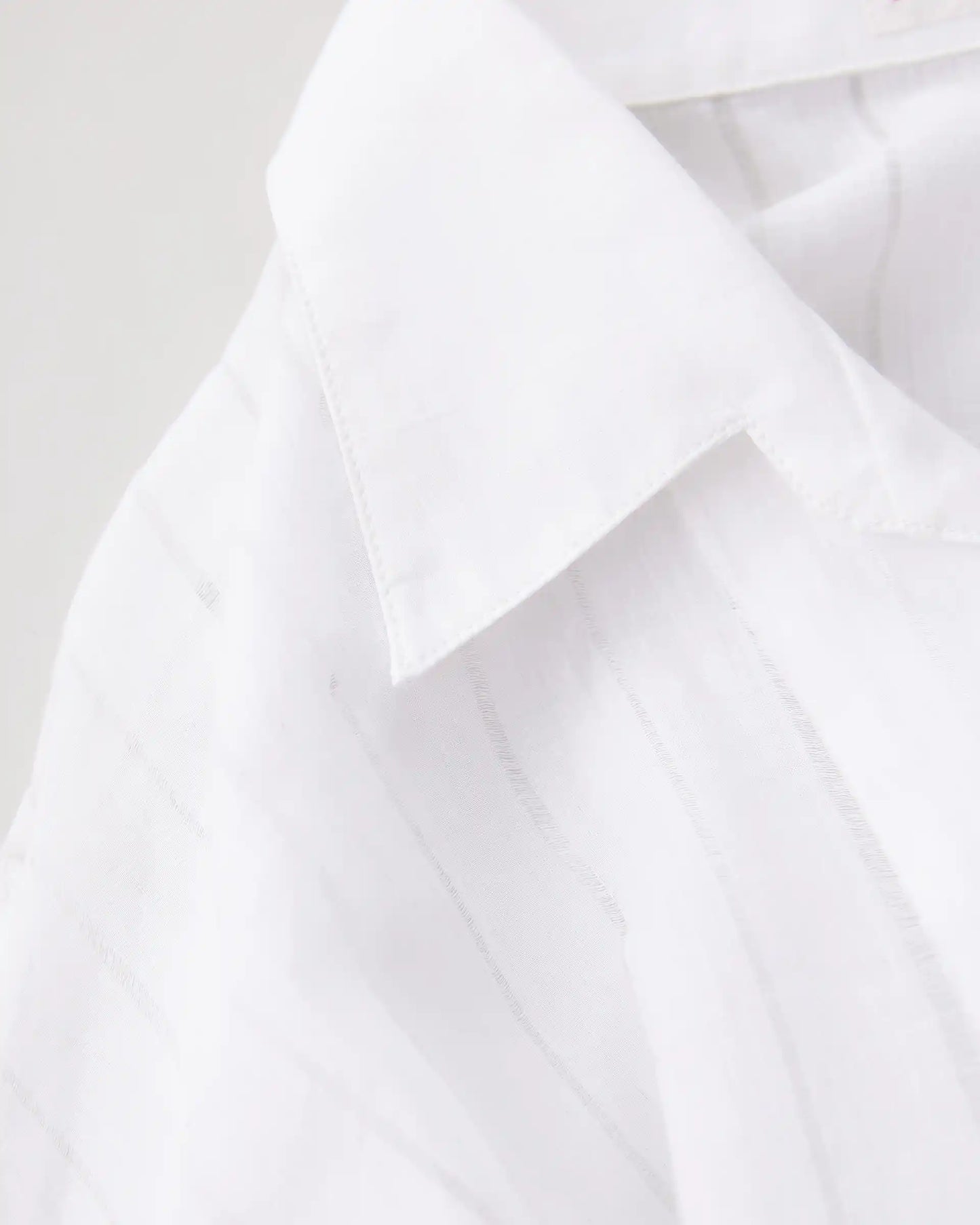 NICENESS 25SS D.CASTELINO / Open Collar Shirt - Pull Stripe Khadi