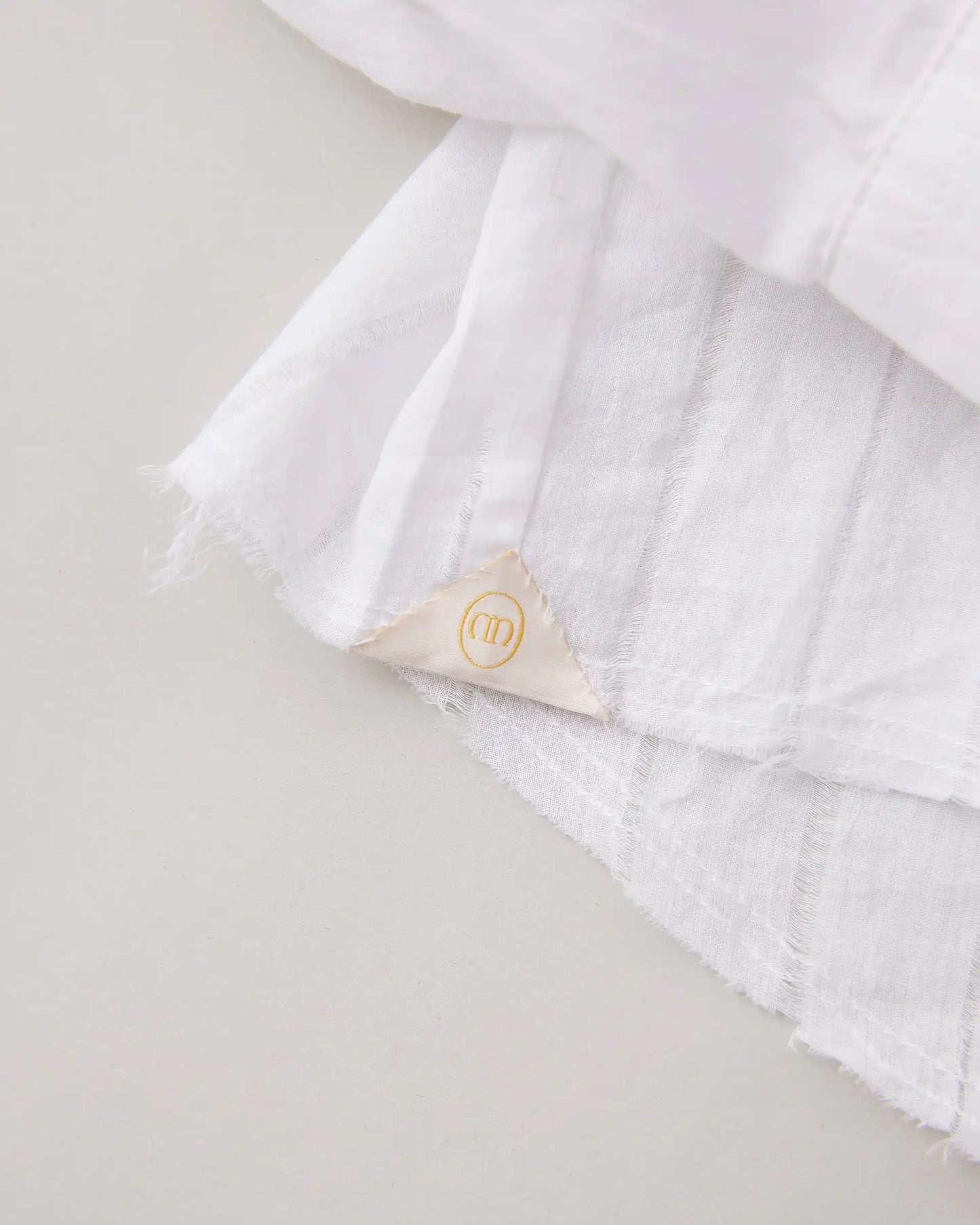 NICENESS 25SS D.CASTELINO / Open Collar Shirt - Pull Stripe Khadi