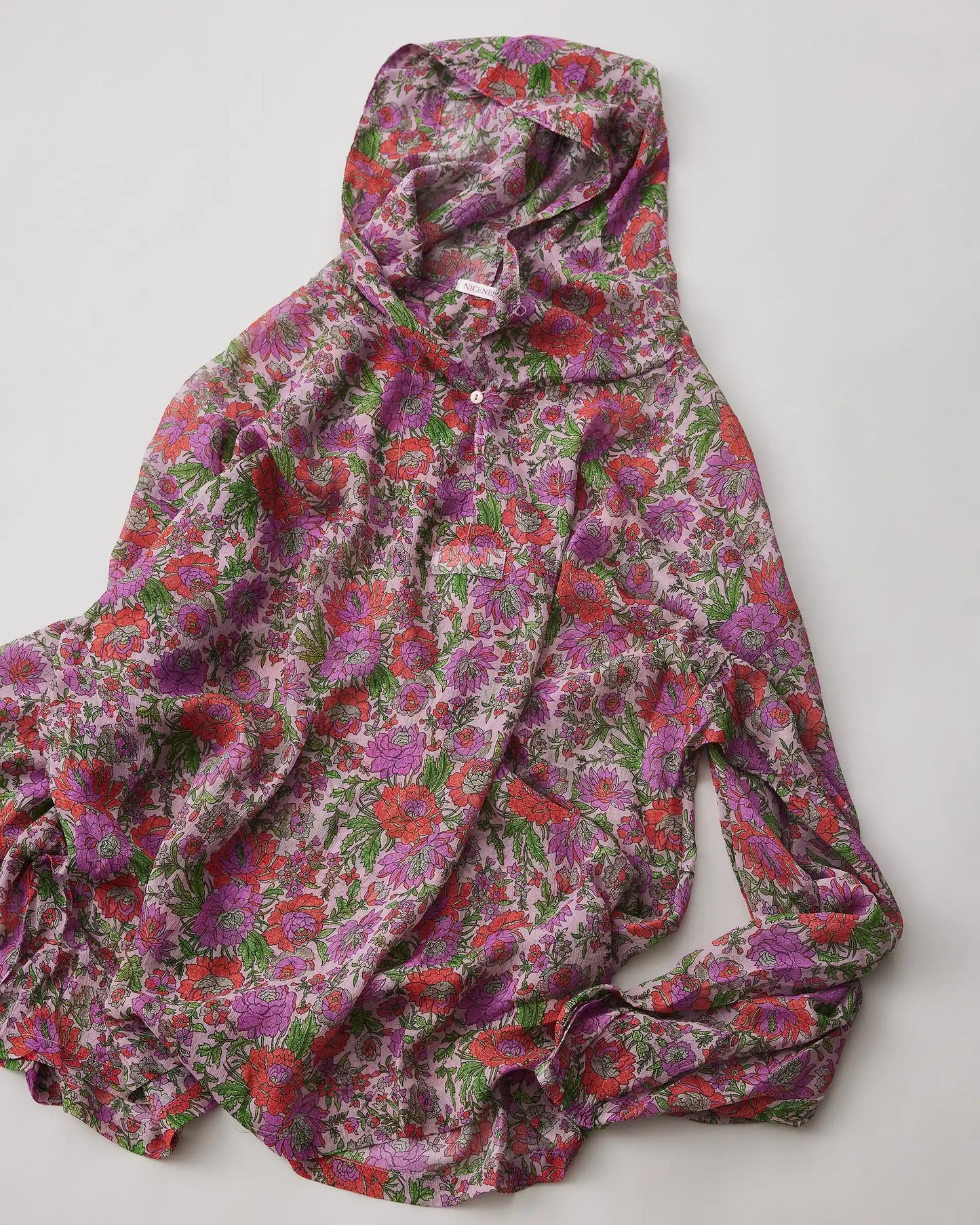 NICENESS 25SS BIDDU / Silk Chiffon Snow Parka