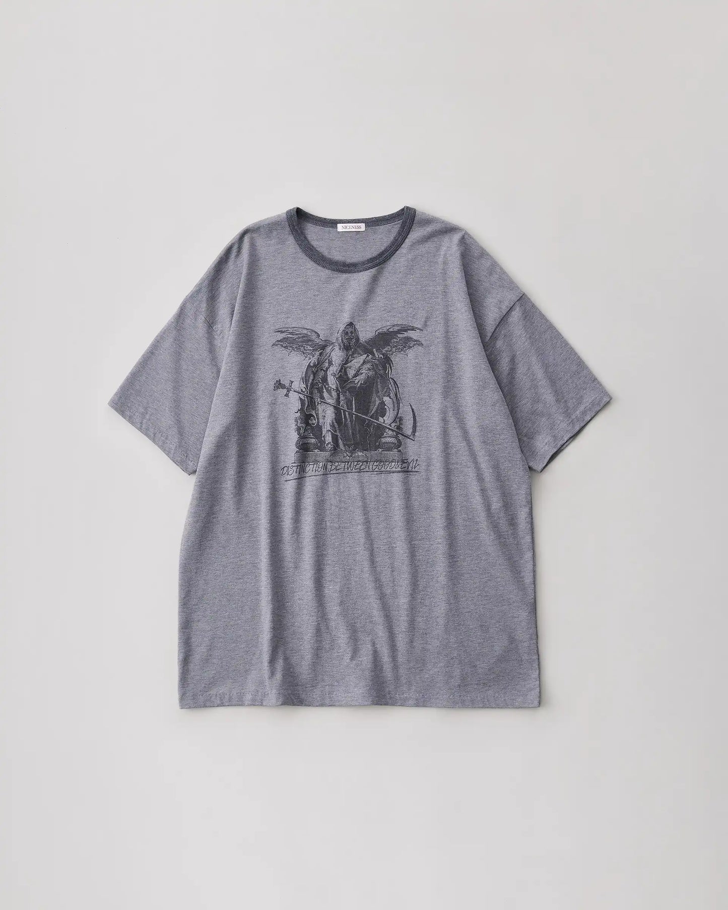 NICENESS 25SS JOHNNY / Crewneck T Shirt Short Sleeve - Devil