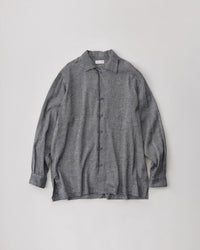 NICENESS 25SS G.SWISH / Hook Shirt - Gray Herringbone