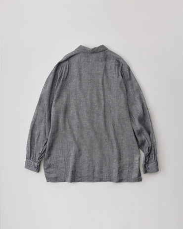 NICENESS 25SS G.SWISH / Hook Shirt - Gray Herringbone