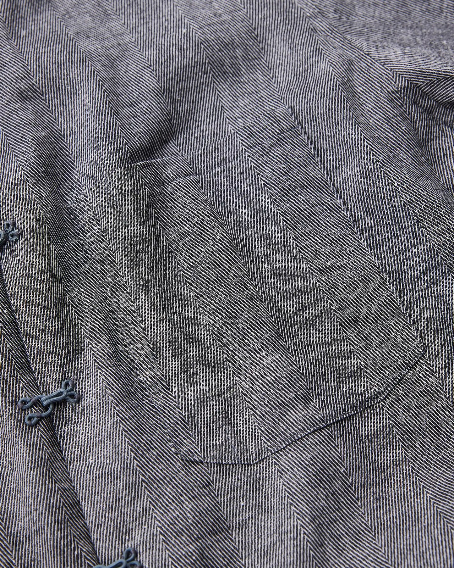 NICENESS 25SS G.SWISH / Hook Shirt - Gray Herringbone