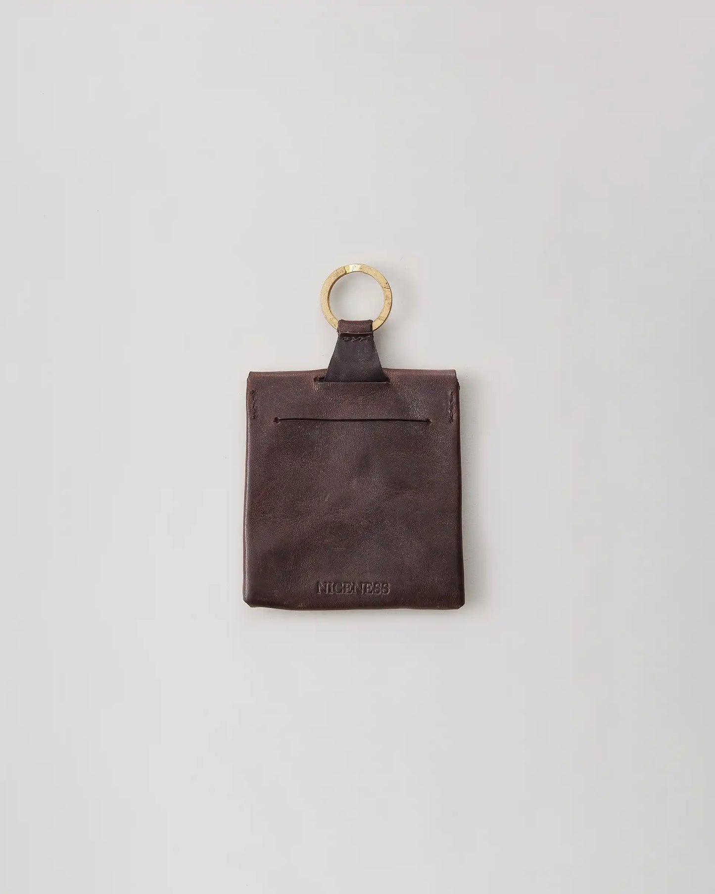 NICENESS 25SS H.R.FATS / NN Coin Case - Oiled Horse Leather