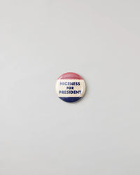 NICENESS 25AW BIRTHDAY/ Set of 4 Aluminum Badges