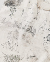 NICENESS 25AW LEO / Da Vinci Printed Silk Scarf