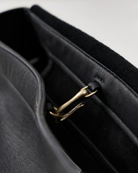 NICENESS 25AW OD.MARTY / Oiled Deer Leather Scrunched Shoulder Bag
