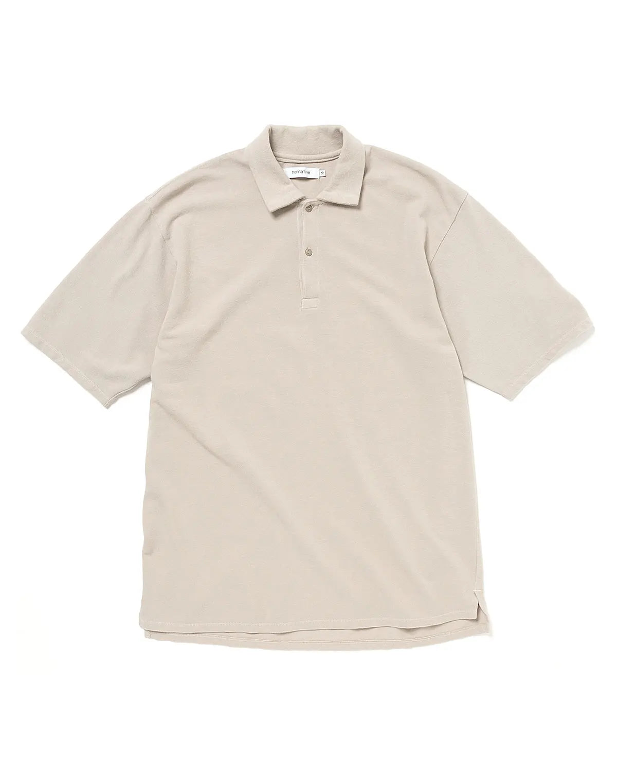 nonnative 25SS OFFICER S/S POLO SHIRT COTTON PIQUE OVERDYED