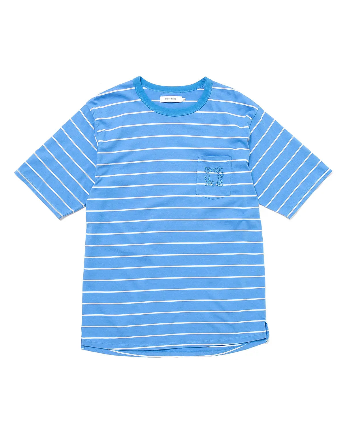 nonnative 25SS DWELLER S/S TEE BORDER COTTON JERSEY