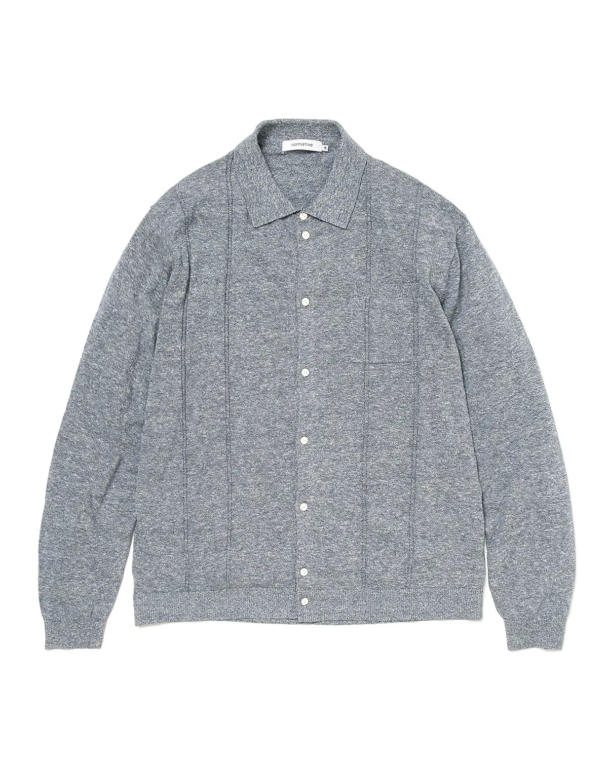 nonnative 25SS OFFICER POLO CARDIGAN T/C/H YARN