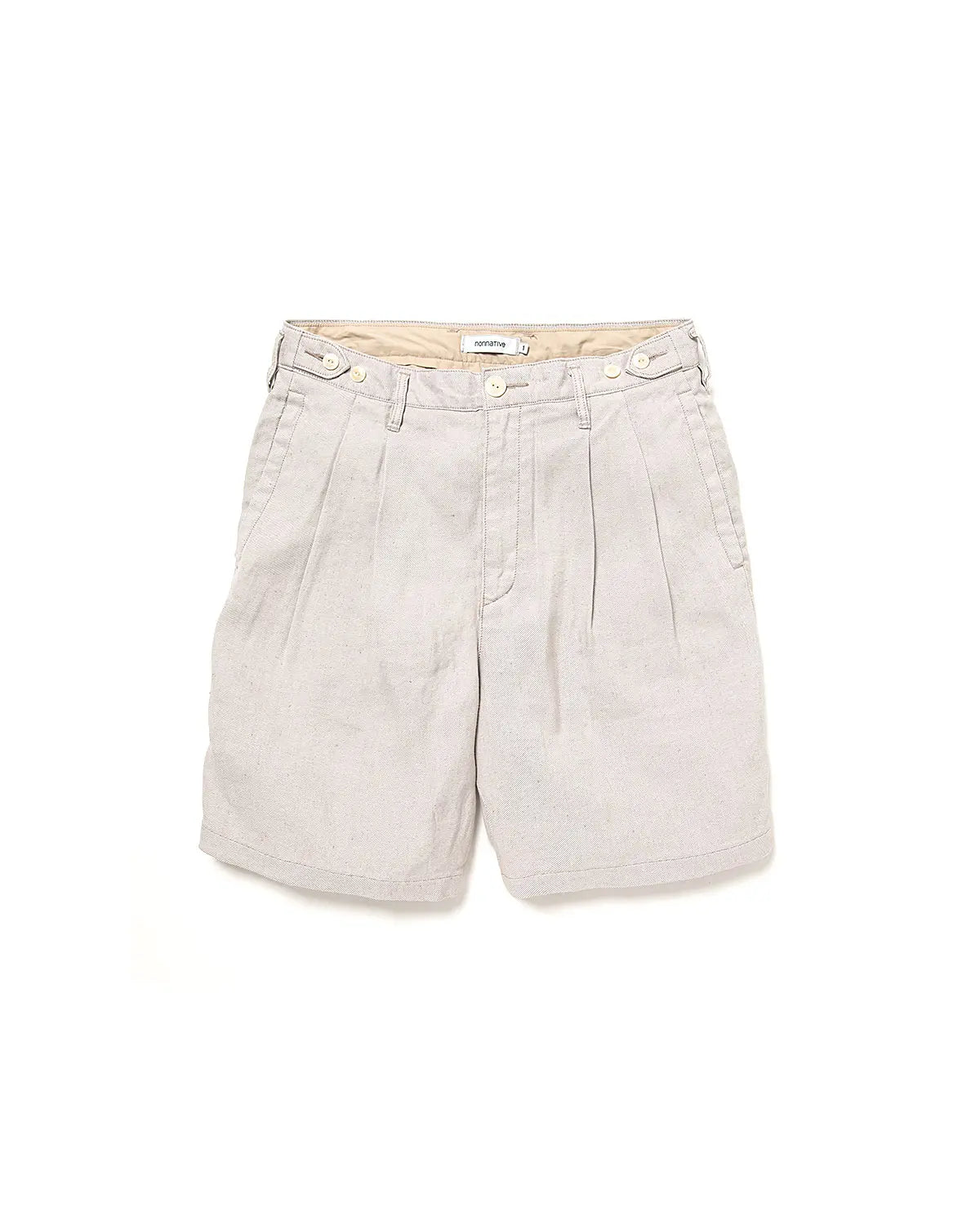 nonnative 25SS OFFICER CHINO SHORTS Li/Ac TWILL