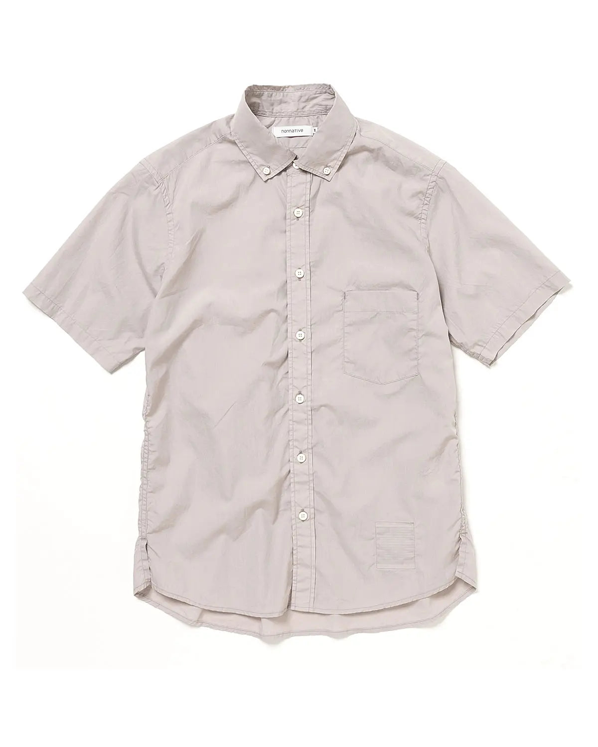 nonnative 25SS DWELLER B.D. S/S SHIRT COTTON TYPEWRITER