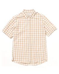 nonnative 25SS DWELLER B.D. S/S SHIRT COTTON POPLIN GINGHAM CHECK