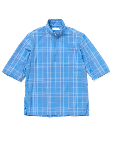 nonnative 25SS MARINER PULLOVER Q/S SHIRT COTTON PUNCHING MADRAS CHECK