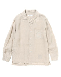 nonnative 25SS VOYAGER L/S SHIRT LINEN OXFORD