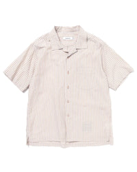 nonnative 25SS VOYAGER S/S SHIRT C/Li/Ra BROAD STRIPE