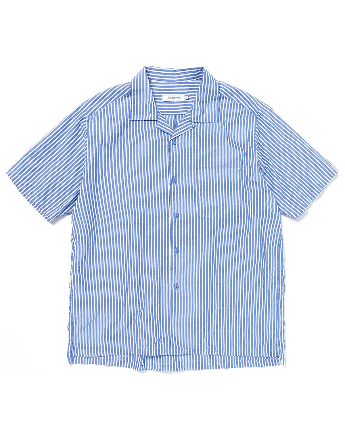 nonnative 25SS VOYAGER S/S SHIRT C/Li/Ra BROAD STRIPE