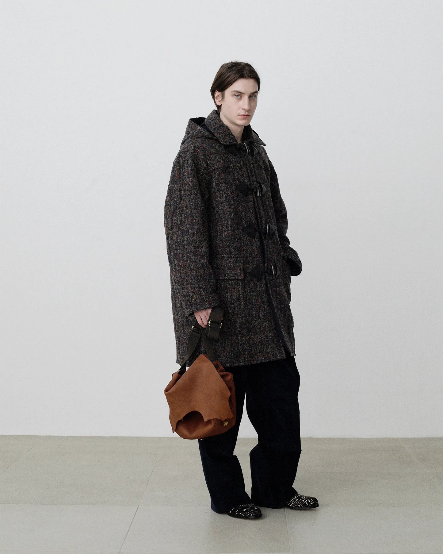 NICENESS 24AW D.MARTY Deer leather shoulder bag