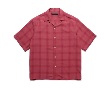 WACKO MARIA 25SS CHECK OPEN COLLAR SHIRT
