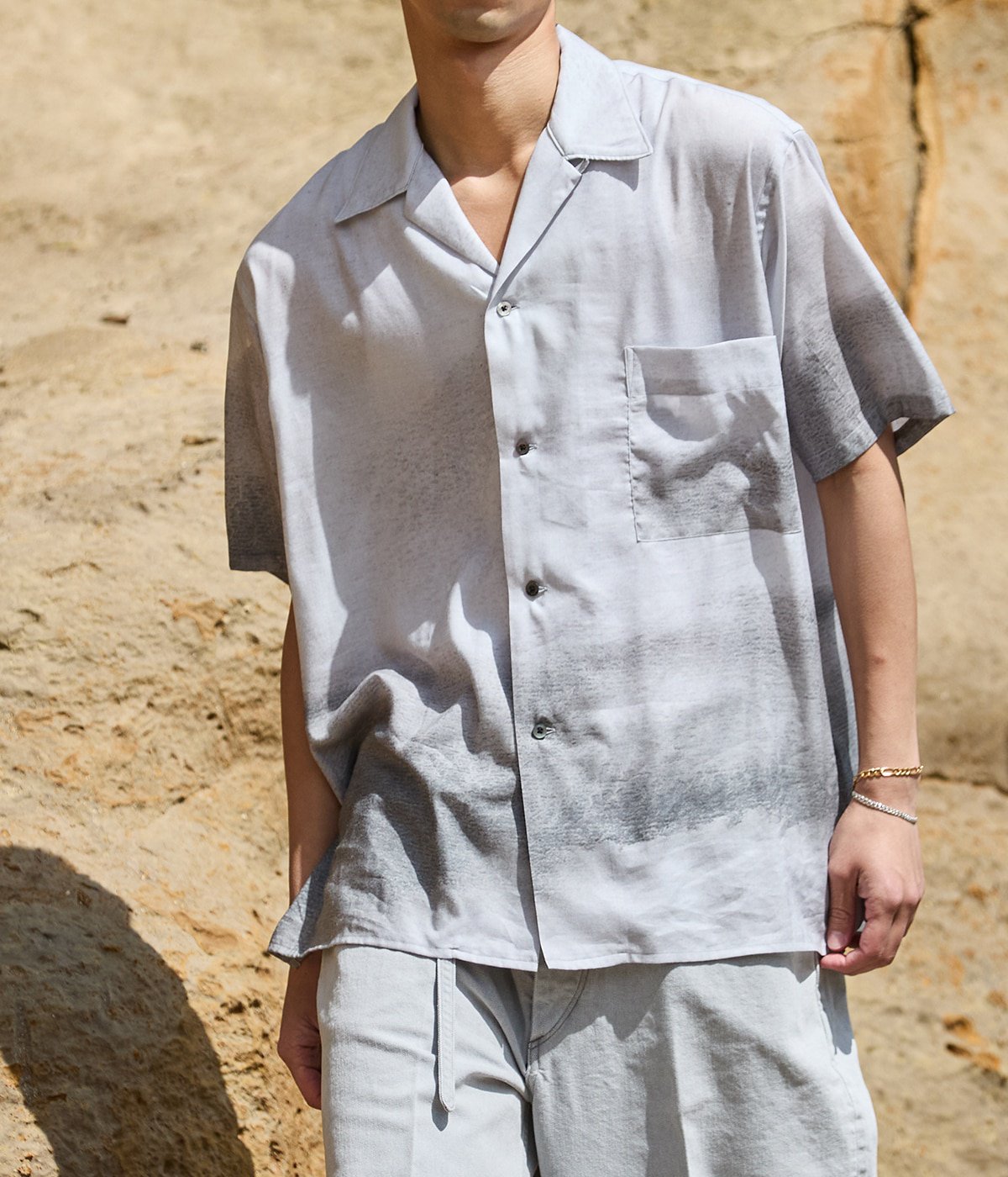 YOKE / 別注 LANDSCAPE S/S SHIRTS EX